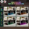 UnboxG LED-Couchtisch Schwarz Hochglanz, App & Produktbild-Vorschau 2