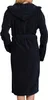 SCHIESSER Damen Bademantel mit Kapuze in navy Voir les images du produit