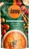 A package of tomato soup with chicken and rice, featuring ingredients like tomatoes, carrots, and onions. Podgląd zdjęcia produktu