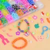Loom Bänder Set, 1600 Bunt Gummibänder Starter Box Mit Produktbild-Vorschau 5