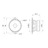Visaton FRS 5, 50.8 mm (2 "), 5 W, 8 W, 150 – 20000 Hz, 50 Produktbild-Vorschau 3
