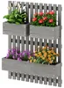 Outsunny bloembak, verplaatsbaar verhoogd plantenbak met Productafbeelding-voorbeeld 1