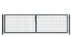 450 x 120 cm Doppelstabmatten Gartentor Vollrahmen Produktbild-Vorschau 1