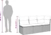 VidaXL 366076, 3 siedz., Kremowy, 110 kg, 1720 mm, 620 mm, Podgląd zdjęcia produktu 8