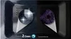 A split image comparing the cleaning of a microwave interior. The left side shows a clean interior labeled 'Ready2Clean' with sparkling highlights. The right side shows a dirty interior labeled 'Conventional' with purple grime and specks. Anteprima dell’immagine prodotto