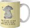 Mr. & Mrs. Panda Kindertasse Elefant Biene - Gelb Pastell - Produktbild-Vorschau 1