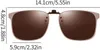 MODFU Polarisierter Sonnenbrillen Aufsatz, Clip-On Produktbild-Vorschau 2