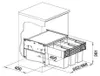 BLANCO SELECT II 60/3 Abfallsammler 3 x 15 L Produktbild-Vorschau 18