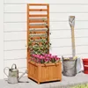 COSTWAY Blumenkasten mit Rankgitter, Pflanzkasten für Produktbild-Vorschau 2