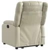 vidaXL Fauteuil de massage avec releveur Crème Similicuir Voir les images du produit 5