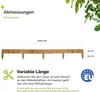 Garronda Beeteinfassung Holz Rollzaun Gartenzaun Produktbild-Vorschau 2