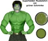 Super Muskelshirt grün - Superheld Größe S - XL mit grüner Produktbild-Vorschau 1