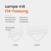 Osram E14 LED Filamentlampe 1,5W 120lm 2400K 35mm Produktbild-Vorschau 5