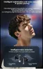 A man wearing earbuds, with marketing text and product images. Produktbild-Vorschau