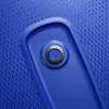 A close-up of a blue suitcase with a Delsey logo. Anteprima dell’immagine prodotto