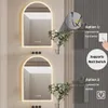 WISFOR LED Badspiegel 60×90cm Wandspiegel Badezimmerspiegel Produktbild-Vorschau 13