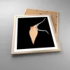 Gerahmtes Poster - Rahmen in heller Eiche - Schwarz Frau Produktbild-Vorschau 3