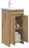 Mobili da bagno con lavabo vidaXL in rovere Artisan Anteprima dell’immagine prodotto 3