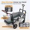 Sekey Bollerwagen Faltbar mit Dach Kinder Bollerwagen mit Produktbild-Vorschau 5