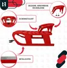 KOTARBAU® Luge Enfant avec Dossier et Ceinture Plastique Voir les images du produit 5