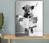 MuchoWow® - Leinwandbilder - Schottischer Highlander - WC - Produktbild-Vorschau 4