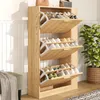 Merax Moderno armadio portascarpe minimalista in legno con Anteprima dell’immagine prodotto 2