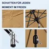 Sonnenschirm Ø2,7m Gartenschirm Terrassenschirm Marktschirm Produktbild-Vorschau 11
