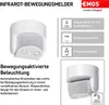Capteur PIR EMOS (détecteur de mouvement) IP65 1200W, Voir les images du produit 12