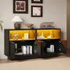 MODFU Buffet - LED Télécommandée - 4 Placards - Pour Voir les images du produit 1