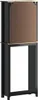 vidaXL Toilettenschrank BERG Schwarz 60x27x164,5 cm Produktbild-Vorschau 6