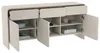 Selsey Lummo - Credenza a 3 ante con 3 cassetti, grigio Anteprima dell’immagine prodotto 8