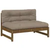 [Home] Mittelsofa Honigbraun 120x80 cm Massivholz Kiefer , Produktbild-Vorschau 2