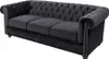 riess-ambiente Barock Sofa CHESTERFIELD 205cm schwarz Samt Produktbild-Vorschau 13