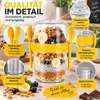Set da 8 vasetti per muesli, vasetti per yogurt da asporto, Anteprima dell’immagine prodotto 6