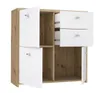 Furniture24 Kommode Best Chest SQNK223 Highboard 3 Türiger Produktbild-Vorschau 2