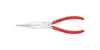 A pair of long-nose pliers with red handles against a white background. Anteprima dell’immagine prodotto