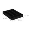 Relaxdays Portaposate, inserto per cassetto a 4 scomparti, Anteprima dell’immagine prodotto 4