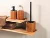 WENKO WC-Garnitur Mod. Serro, aus stabilem Bambus Produktbild-Vorschau 3