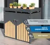 Stalowy pojemnik na odpady Westmann na 2 pojemniki na Podgląd zdjęcia produktu 3