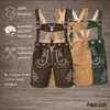 Pantaloni corti in pelle tradizionali da uomo PAULGOS - HK5 Anteprima dell’immagine prodotto 8