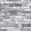 A close-up view of textured wallpaper designed to resemble stacked stone or brick. Produktbild-Vorschau