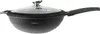 WOK Pfanne 32cm Induktion Aluguss mit Deckel Antihaft Produktbild-Vorschau 1