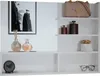Spiegelregal Vicco  Weiß Hochglanz 89.8 x 65 cm mit offenen Produktbild-Vorschau 7