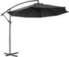 LARS360 Dunkelgrau Ø300cm Aluminium Sonnenschirm Produktbild-Vorschau 1