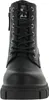 A front view of a black Dockers women's platform boot. Produktbild-Vorschau