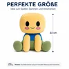 wiztex Blox Buddy Gelb Plüschtier - 22 cm YouTube Video Produktbild-Vorschau 2