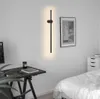 ZMH dvojitá LED nástenná lampa do interiéru, 60 cm, čierna, Náhľad obrázku produktu 4