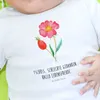 Mr. & Mrs. Panda  T-Shirt Blume Hagebutte 0. - 6. Monat - Produktbild-Vorschau 4