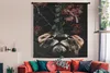 MuchoWow® Wandteppich Wandbehang Tiger - Schmetterling - Produktbild-Vorschau 3
