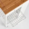 Zeller Küchenrollwagen, Bambus/MDF, weiß, 50 x 37 x 86,5 cm Produktbild-Vorschau 9